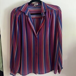 Vintage French Silk Blouse